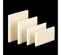 Panneau d'alumine haute température à 99% - 1750°C - Résistant aux analyses et à la fusion en laboratoire((12)70x70x4mm)