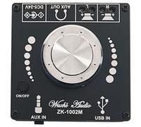 Panneau D'amplificateur De Caisson De Basses Bluetooth Zk-1002m, 2x5.0 W, 2.0 Canaux, Audio Haute Puissance, Stéréo