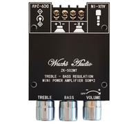 Panneau D'amplificateur De Caisson De Basses Bluetooth Zk-502mt, 5.0 Canaux, Audio Stéréo Haute Puissance, 2x50w, 2.0
