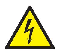 PANNEAU DANGER ADHÉSIF , ÉLECTRICITÉ 100X100X100MM TALIAPLAST - 729932