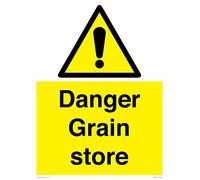 Panneau « Danger Grain » - 300 x 400 mm - A3P