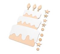 Panneau D'anniversaire de Bébé en Bois, 1 Set Décoratif Rustique | Décoration de Fête D'anniversaire, Installation Facile sans Résidu, pour Maison et Espaces à Habiller