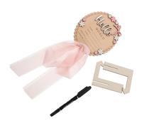Panneau D'annonce de Naissance Bébé en Bois, Prénom, Stylo Inclus | 1 Set, Décoration Chambre Bébé et Baby Shower, Affiche les Détails de Naissance, Beige