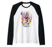 Panneau d'art Graphique Happy Robot Peace Graffiti Pop Manche Raglan