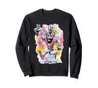 Panneau d'art Graphique Happy Robot Peace Graffiti Pop Sweatshirt