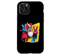 Panneau d'art Graphique Wizard Double Peace Graffiti Pop Coque pour iPhone 11 Pro