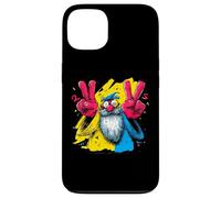 Panneau d'art Graphique Wizard Double Peace Graffiti Pop Coque pour iPhone 13