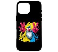Panneau d'art Graphique Wizard Double Peace Graffiti Pop Coque pour iPhone 16 Pro Max