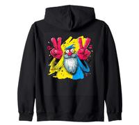 Panneau d'art Graphique Wizard Double Peace Graffiti Pop Sweat à Capuche