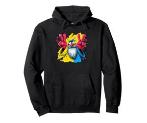 Panneau d'art Graphique Wizard Double Peace Graffiti Pop Sweat à Capuche