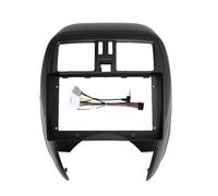 Panneau D'autoradio 9 Pouces pour Nissan pour March/pour Micra K13 2013-2017 Radio Android MP5 Lecteur Boîtier Panneau Cadre 2 Din Unité Principale Fascia