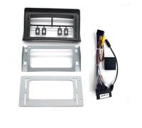 Panneau D'autoradio Fascias D'autoradio 9 Pouces pour VW pour Multivan T5 2008-2015 Cadre Stéréo Android Unité Principale 2 Din Garniture Tableau Bord Câble