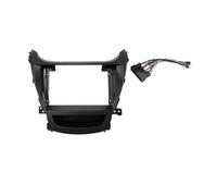 Panneau D'autoradio Kit D'installation D'autoradio 2 DIN 9 Pouces avec Cadre Et DVD pour Hyundai pour Elantra 2012 2013 2014 2015 Cadre Radio(Set- 14-15)