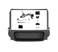 Panneau d'autoradio pour Chevrolet Malibu 2011-2015, pour façade d'autoradio 9 Pouces 2DIN, pour Faisceau de câblage Adaptateur de câble d'alimentation, pour décodeur Canbus (Cadre)