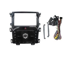 Panneau D'autoradio pour Ford pour Edge U387 2011-2014 2Din 9Pouces Android Panneau Stéréo Faisceau Connecteur Câblage Décodeur Canbus Cadre D'autoradio Fascia