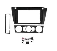 Panneau D'autoradio pour Série 3 E90 E91 E92 E93 2004-2012 Kit Panneau Multimédia avec Câble d'alimentation Et Boîtier Canbus Cadre D'autoradio Cadre Radio(Frame and canbus)