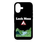 Panneau d'avertissement Amusant du Loch Ness Monstre Nessie Coque pour iPhone 17