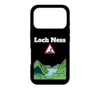 Panneau d'avertissement Amusant du Loch Ness Monstre Nessie Coque pour iPhone 17 Pro
