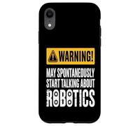 Panneau d'avertissement Amusant pour ingénieurs et étudiants Coque pour iPhone XR
