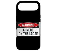 Panneau d'avertissement - Citation Amusante AI Nerd on The Loose Coque pour iPhone Air