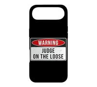 Panneau d'avertissement - Citation Amusante de Judge on The Loose Coque pour iPhone Air