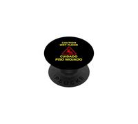 Panneau d'avertissement de Danger Glissant pour Sol Humide PopSockets PopGrip Adhésif