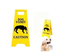Panneau d'Avertissement de Vomissement de Chien,Panneau de vomi de Chat Décoration Humoristique Imprimé Panneau de Vomissement Panneaux de Décoration pour Chien Amusants pour Chats et Chiens