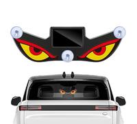 Panneau d'avertissement dynamique universel LED yeux pour pare-brise de | Yeux de voiture LED pour panneau de fenêtre arrière de camping-car, véhicule