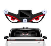 Panneau d'avertissement dynamique universel pour pare-brise de voiture | Yeux de voiture LED pour panneau de fenêtre arrière de camping-car, véhicule