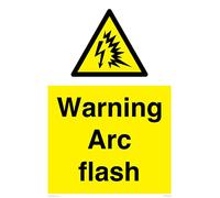 Panneau d'avertissement en forme d'arc - 400 x 600 mm - A2P