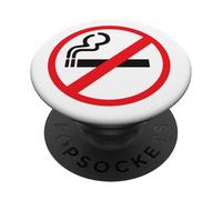 Panneau d'avertissement Interdiction de Fumer PopSockets PopGrip Adhésif