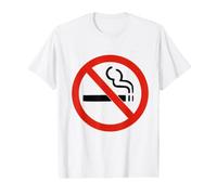Panneau d'avertissement « Interdiction de Fumer » T-Shirt Graphique avec Valeur