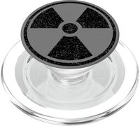 Panneau d'avertissement nucléaire Radio-Actif PopSockets PopGrip pour MagSafe