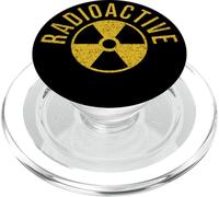 Panneau d'avertissement nucléaire Radio-Actif PopSockets PopGrip pour MagSafe