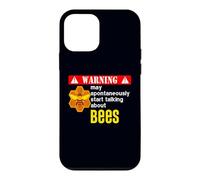 Panneau d'avertissement Peut spontanément Commencer à Parler des Abeilles Coque pour iPhone 12 Mini