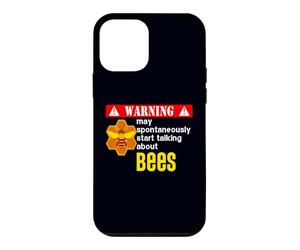 Panneau d'avertissement Peut spontanément Commencer à Parler des Abeilles Coque pour iPhone 12 Mini