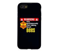 Panneau d'avertissement Peut spontanément Commencer à Parler des Abeilles Coque pour iPhone SE (2020) / 7/8