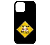 Panneau d'avertissement pour chien Shih Tzu Cadeau amusant Shih Tzu Chiot Coque pour iPhone 12 Pro Max