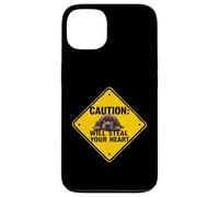 Panneau d'avertissement pour chien Terre-Neuve Cadeau amusant Chiot Newfie Coque pour iPhone 13