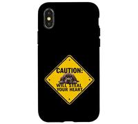 Panneau d'avertissement pour chien Terre-Neuve Cadeau amusant Chiot Newfie Coque pour iPhone X/XS