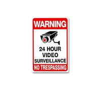 Panneau d'avertissement réfléchissant pour caméra de vidéosurveillance, installation facile, utilisation longue durée, montage facile
