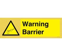 Panneau de barrière d'avertissement - 600 x 200 mm - L62