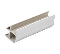 Panneau de base en aluminium, connecteur de plinthe en aluminium, pour meubles d'armoires de cuisine, bande de transition à angle de 90 degrés, raccord de connexion de socle argenté (90 ° à 8 cm)