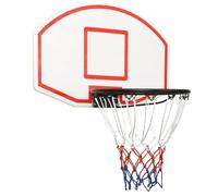 vidaXL Panneau de basket-ball Blanc 71x45x2 cm Polyéthylène Montage facile Intérieur/extérieur