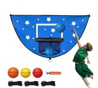Panneau de Basket pour Trampoline | Jeu de Dunk rebondissant pour - Équipement de Basket pour Trampoline,pour Faire de l'exercice en extérieur, Jardin, Parc, Aire de Jeux, fête ou à