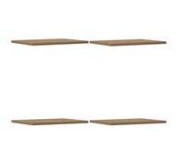 vidaXL Panneau de bibliothèque chêne artisanal 40x30x1,5 cm 4 pcs Multicolore