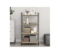 Panneau de bibliothèque 8pcs Chêne sonoma 60x50x1,5cm Aggloméré