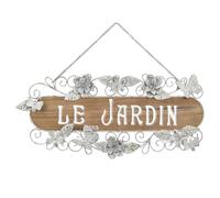 Panneau de Bienvenue Panneau Maison Panneau décoratif Panneau de Jardin Panneau de Cour,B