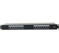 Panneau de brassage 19 1U 16 ports CAT6 STP