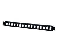 Panneau de brassage 19 1U 16 ports UTP keystone